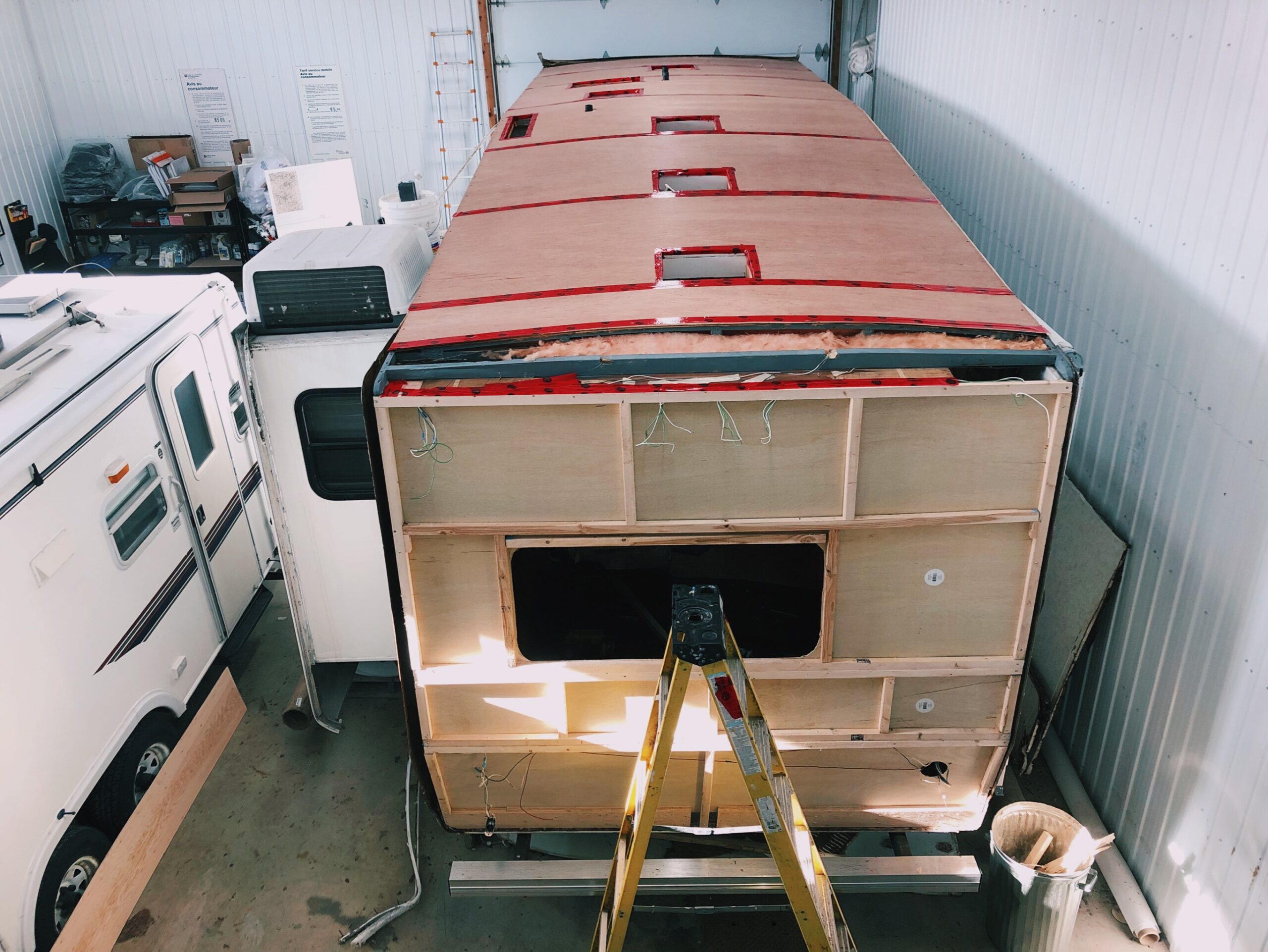 Infiltration d'eau vr